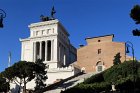 Le monument à Victor-Emmanuel II et la basilique Sainte-Marie d'Aracœli