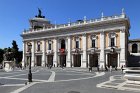 Le palais Neuf sur la place du Capitole ; il abrite un des musées capitolins